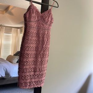 Mauve pink dress size 4